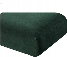 Polár Lepedő Plüss Puha Maci Gumis 90x200 Zöld