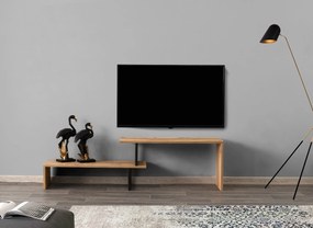 TV asztal/szekrény Ornelia (fekete + fenyő). 1072074