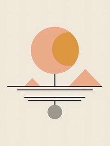 Poszter 60x80cm Geometrikus utópia