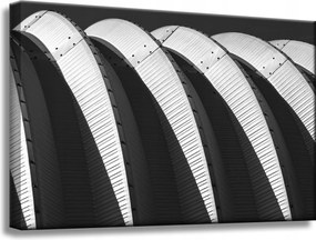 Vászonkép Szürke Absztrakt épület 60x40