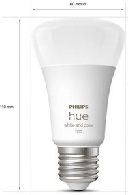 LED Dimmelhető izzó Philips Hue WACA A60 E27/9W/230V 2000-6500K
