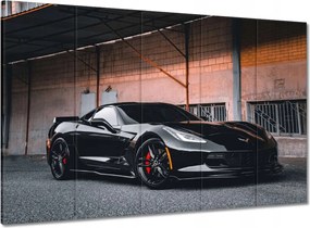 Vászonkép 100x70 Fekete sportautó
