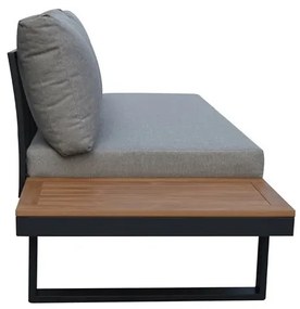 Kerti Garnitúra, Alumínium + Polywood, Szürke. AZS-G1924 GREY