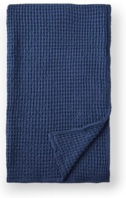 Sötétkék pamut takaró 150x200 cm Jaipur Chunky Waffle – Pineapple Elephant