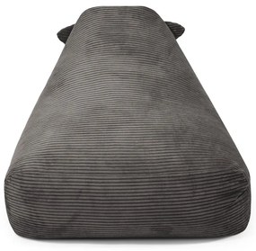 Krémszínű kordbársony gyerek babzsákfotel Snug 80 Dragon – SLOWDOWN