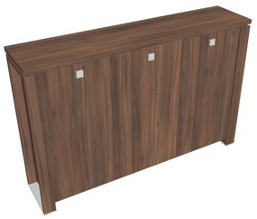 Verno+ S közepes szekrény 200 x 46 x 130 cm, dió / barna