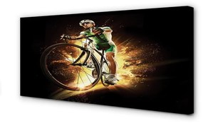 Canvas képek Bike fekete háttér 100x50 cm