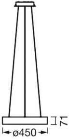 Ledvance - SUN@HOME CIRCULAR LED/18,5W/230V Wi-Fi állítható LED csillár