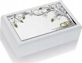 Esküvői gyűrűtartó doboz Méret: 20.5x12.5x5.5 cm Cikkszám: CM453580