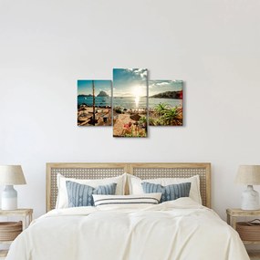 Kép - Strand emberekkel (90x60 cm)