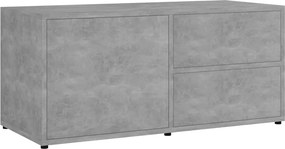 vidaXL betonszürke szerelt fa TV-szekrény 80 x 34 x 36 cm