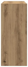 Könyvespolc/Szobaelválasztó - Artisan tölgy - 100x30x72 cm - Mérnöki fából készült