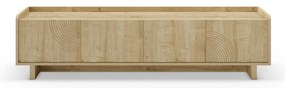Natúr színű TV-állvány tölgyfa dekorral 180x45x40 cm Daira – Marckeric