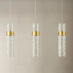 Kábeles LED csillár LAGOS LED/24W/230V aranyszínű