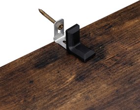 ODIN könyvespolc ipari stílusban, 86x25x140 cm, barna Vasagle