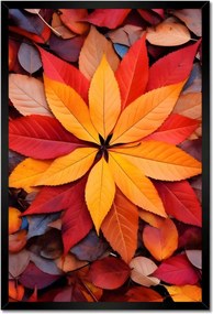 Poszterek keretben 40x60 Őszi színes levelek