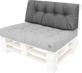 Nagy méretű háttámlás párna raklapos padhoz 120x40