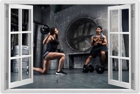 Poszterek 120x80 Illegális edzőterem Garázs