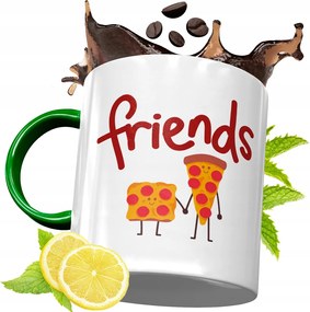 Zöld Bögre Barátnak Születésnapi Ajándék Nyomtatott Fotóval