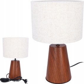 Éjszakai Lámpa klasszikus boho stílusú bézs álló lámpabúra komódhoz