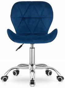 AVOLA VELVET irodai szék, kék