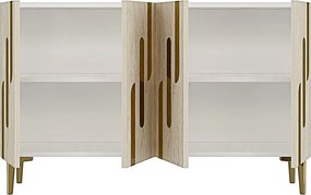 Ece 120 - White, Travertine, Gold