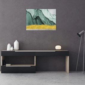 Üveg kép - Smaragdhegység N⁰2 (70x50 cm)