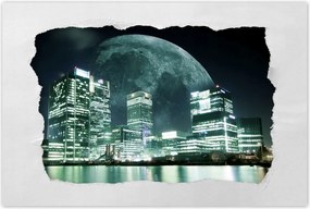 Poszterek 60x40 Hold a város felett