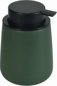 Stílusos szappanadagoló zöld színben praktikus kiegészítő a belső terekhez