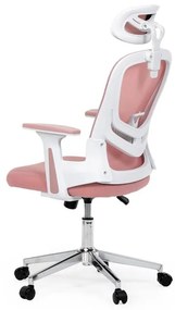 Irodai forgószék hintamechanikával, rózsaszín kárpittal. KA-K2031 PINK