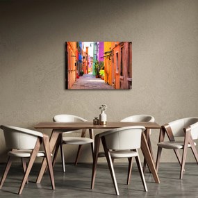 Színes olasz utca képe (70x50 cm)