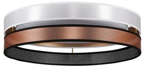 Duolla- LED Mennyezeti lámpa ROLLER DUO SHINY LED/24W/230V átm. 45 cm fehér/réz