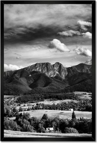 Poszterek keretben 40x60 Tátra Lengyel hegyek Kilátás