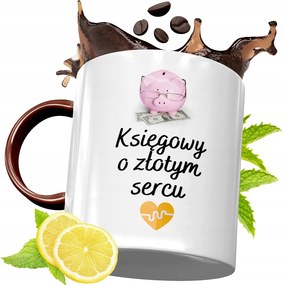 Bordó Bögre Könyvelőnek Születésnapra Ajándék fényképes nyomattal