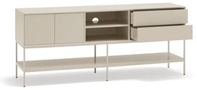 Krémszínű TV-állvány 175x74x45 cm Platt – Teulat