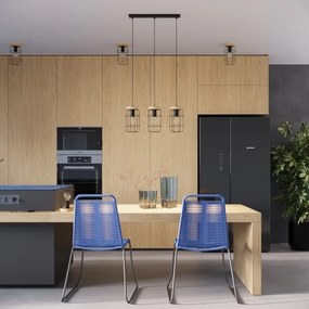 Sollux SL.1262 - Mennyezeti lámpa GOTTO 1xE27/15W/230V fekete