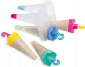 Fagylaltformák Esernyők szett 4 db-os egészséges házi fagylalt