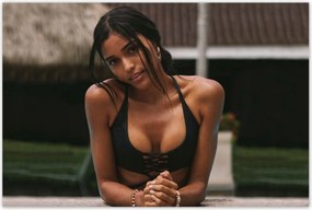 Poszterek 120x80 Fiatal és szép a medencében