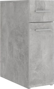 vidaXL betonszürke szerelt fa patikaszekrény 20 x 45,5 x 60 cm