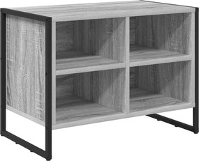 vidaXL Cipőszekrény tárolóval Szürke Sonoma 60 x 35 x 44 cm Faanyag