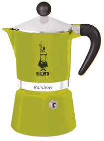 Kotyogós Kávéfőző Bialetti Rainbow Zöld Fém Alumínium Hőre lágyuló 270 ml