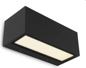 LUTEC 5189112012 GEMINI Modern Kültéri Fali Lámpa Fekete LED IP44