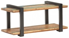tömör újrahasznosított fa TV-szekrény 90 x 40 x 40 cm