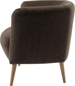 Fotel, barna/bükk, ALIEN