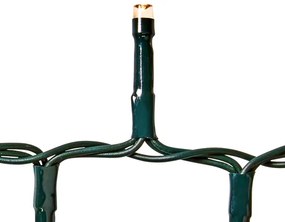 Nedis CLCC400 - LED Kültéri karácsonyi lánc 400xLED/7 funkciós 11m IP44 meleg fehér