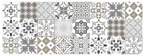Fehér PVC futószőnyeg 45x120 cm Salou – douceur d'intérieur