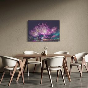 Tűzijáték képe (90x60 cm)