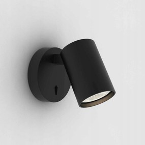 Astro Ascoli Fali olvasólámpa, 6W GU10, fekete, kapcsolós