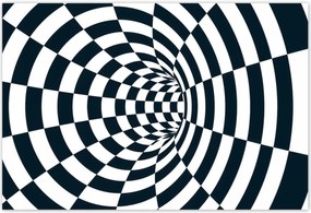 Poszterek 185x125 Absztrakt fekete-fehér