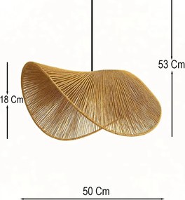 Opviq függőlámpa, mustár